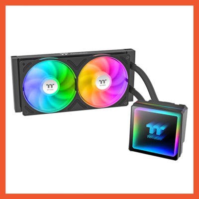 CPU LIQUID COOLING THERMALTAKE TH240 V3 ARGB BLACK (CL-W465-PL12SW-A)