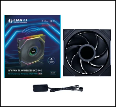 Lian Li FAN CASE UNI FAN REVERSE TL140 LCD WIRELESS PACK 1