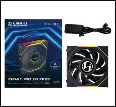 Lian Li FAN CASE UNI FAN TL LCD 120 WIRELESS PACK 1