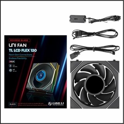 Lian Li UNI FAN REVERSE TL 120 LCD FLEX PACK 1
