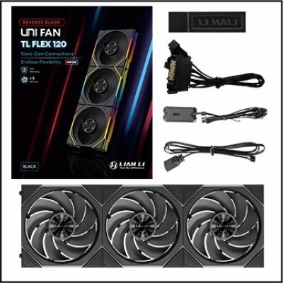Lian Li UNI FAN REVERSE TL 120 FLEX PACK 3