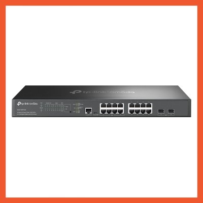 TP-LINK SG3218XP-M2 OMADA 16-Port 2.5G and 2-Port 10GE SFP+ L2+ MANAGED SWITCH WITH 8-Port PoE+