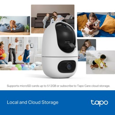 กล้องวงจรปิด TP-LINK TAPO C245D DUAL LENS PAN/TILT (3MP+3MP)