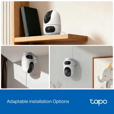 กล้องวงจรปิด TP-LINK TAPO C245D DUAL LENS PAN/TILT (3MP+3MP)