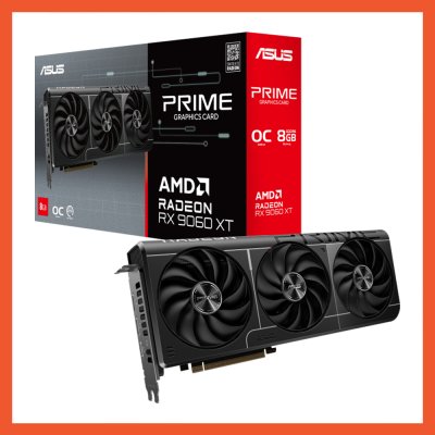การ์ดจอ ASUS RADEON RX 9060 XT PRIME OC 8GB GDDR6