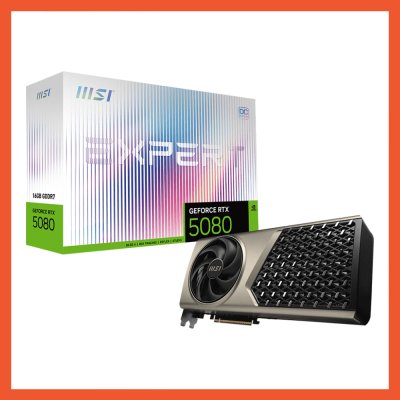 การ์ดจอ MSI NVIDIA RTX 5080 EXPERT OC 16GB GDDR7