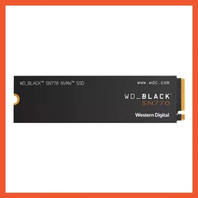 SSD (เอสเอสดี) WD BLACK SN770 500GB - PCIe 4x4/NVMe M.2 2280 (WDS500G3X0E)