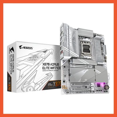 MAINBOARD GIGABYTE X870 AORUS ELITE WIFI7 ICE DDR5 AM5