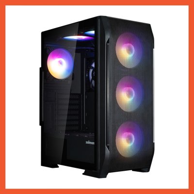 CASE ZALMAN N7 PLUS V2 BLACK MID TOWER