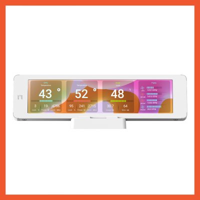 ZALMAN 9.1INCH DISPLAY WHITE (ZM-MF916)