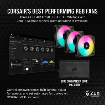 CPU LIQUID COOLING CORSAIR H150I ELITE CAPELLIX XT BLACK