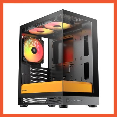 CASE OKINOS AQUA UNO CANARY MINI TOWER
