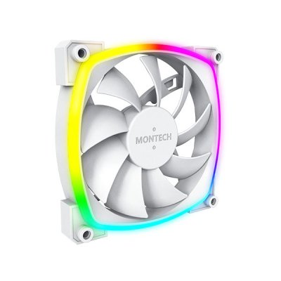 MONTECH FAN CASE AX120 PWM - PACK 3 WITH FAN HUB (WHITE)