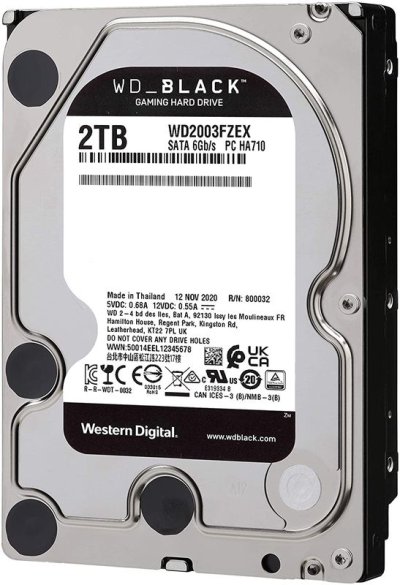 HDD (ฮาร์ดดิสก์) WD 2TB 7200RPM BLACK