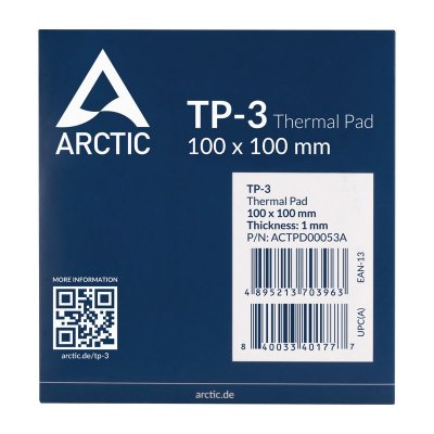 ARCTIC THERMAL PAD TP-3 100 x 100 x 1mm.