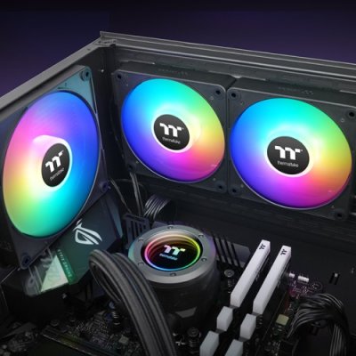 FAN CASE THERMALTAKE CT120 EX PACK 3 ARGB BLACK
