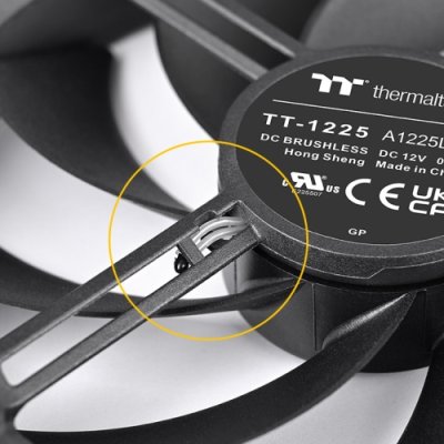 FAN CASE THERMALTAKE TS120 EX RGB PACK 3 BLACK (CL-F206-PL12SW-A)