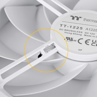 FAN CASE THERMALTAKE TS120 EX RGB PACK 3 WHITE (CL-F207-PL12SW-A)