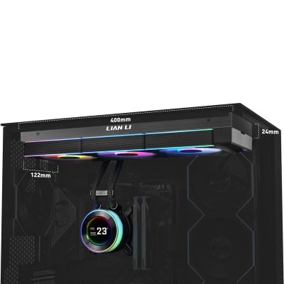 CPU COOLING LIAN LI HYDROSHIFT II LCD-C 360CL BLACK (GHS2LCD36RB)