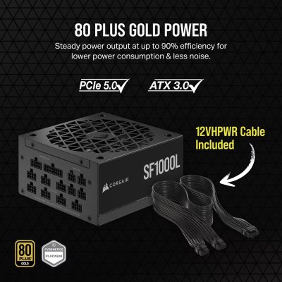 POWER SUPPLY CORSAIR SF850L 850W 80+ GOLD (SFX-L) (CP-9020245-NA)