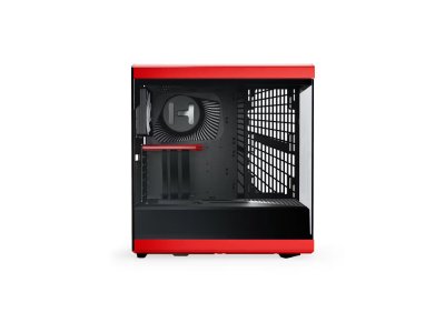 CASE HYTE Y40 WITH 2 FANS AND RISER VERTICAL GPU MOUNT