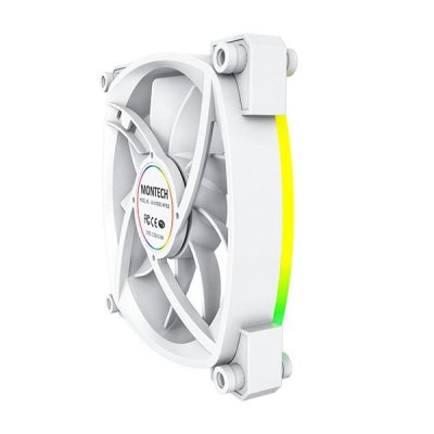 MONTECH FAN CASE AX120 PWM - PACK 3 WITH FAN HUB (WHITE)