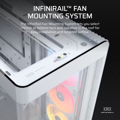 CASE CORSAIR FRAME 4500X LX-R RGB WHITE (CC-9011317-WW)