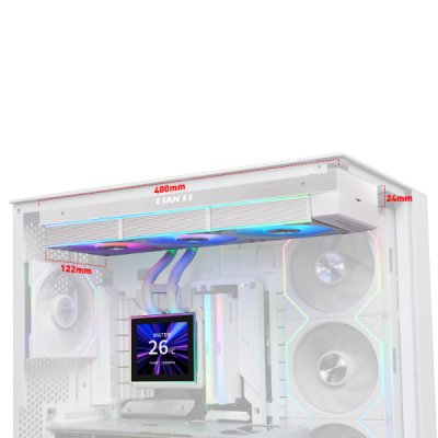 CPU LIQUID COOLING HYDROSHIFT II LCD-S 360 CL - WHITE (GHS2LCDS36CW)