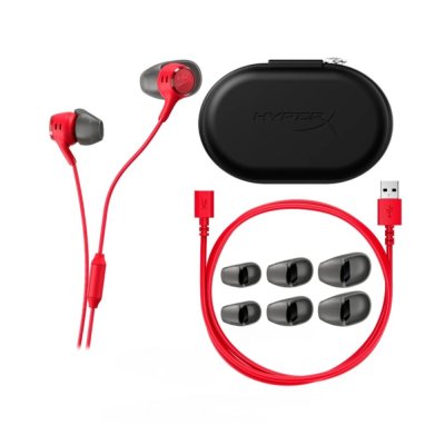 HEADPHONE IN EAR HYPERX CLOUD EARBUDS III S - RED