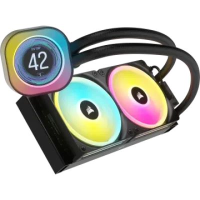 CPU COOLING CORSAIR ICUE LINK H100i LCD BLACK CPU COOLING CORSAIR ICUE LINK H100i LCD BLACK