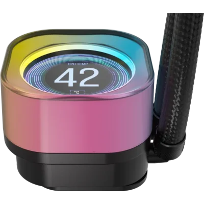 CPU COOLING CORSAIR ICUE LINK H100i LCD BLACK CPU COOLING CORSAIR ICUE LINK H100i LCD BLACK