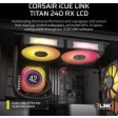 CPU COOLING CORSAIR ICUE LINK TITAN 240 RX LCD RGB Black (CW-9061022-WW)