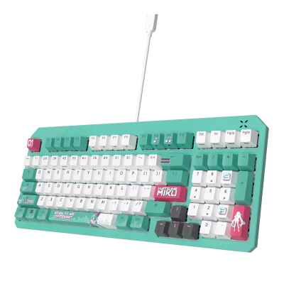 KEYBOARD GAMING ASUS TUF K3 GEN II HATSUNE MIKU EDITION RED SWITCH