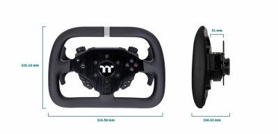 THERMALTAKE F100 FORMULA STEERING WHEEL (GSW-F10-F1ASBB-01)