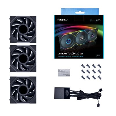 Lian Li UNI FAN CASE TL120 LCD Pack 3