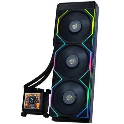 CPU LIQUID COOLING HYDROSHIFT LCD 360TL RGB BLACK (HSLCD36TB)