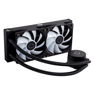 CPU LIQUID COOLING  (ระบบระบายความร้อนด้วยน้ำ) COOLER MASTER 240L CORE ARGB (BLACK, WHITE)