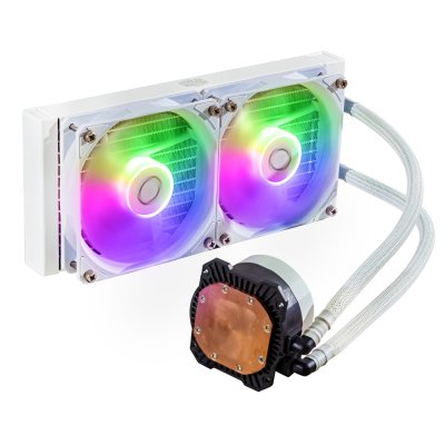 CPU LIQUID COOLING  (ระบบระบายความร้อนด้วยน้ำ) COOLER MASTER 240L CORE ARGB (BLACK, WHITE) CPU LIQUID COOLING  (ระบบระบายความร้อนด้วยน้ำ) COOLER MASTER 240L CORE ARGB (BLACK, WHITE)