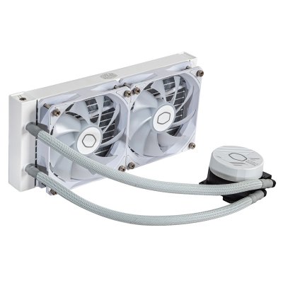 CPU LIQUID COOLING  (ระบบระบายความร้อนด้วยน้ำ) COOLER MASTER 240L CORE ARGB (BLACK, WHITE)