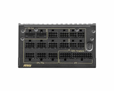 POWER SUPPLY MSI MEG AI1600T PCIE5 - 1600W 80+ TITANIUM