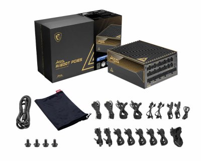 POWER SUPPLY MSI MEG AI1600T PCIE5 - 1600W 80+ TITANIUM