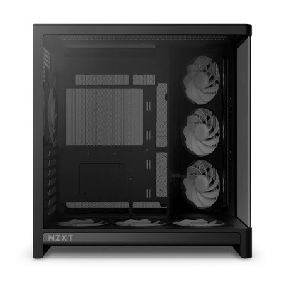 CASE NZXT H6 RGB+ COMPACT DUAL-CHAMBER AIRFLOW BLACK (CC-H62FB-P1)