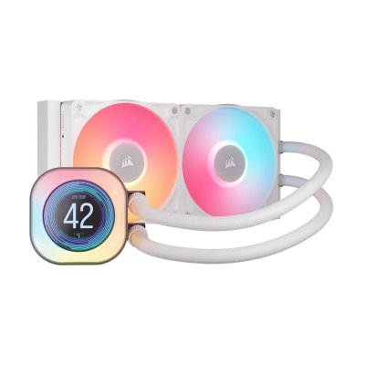CPU COOLING CORSAIR ICUE LINK TITAN 240 RX LCD RGB White (CW-9061025-WW)