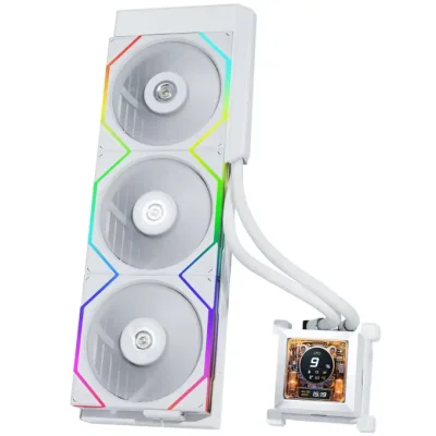 CPU LIQUID COOLING HYDROSHIFT LCD 360TL RGB WHITE (HSLCD36TW)