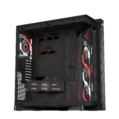 CASE ASUS ROG CRONOX GR801 CURVE TG SCREEN ARGB BLACK E-ATX