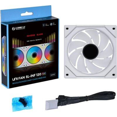 Lian Li UNI FAN CASE SL120 INFINITY ARGB REVERSE BLADE 120MM PACK 1