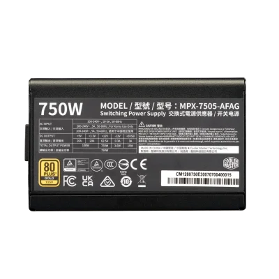 POWER SUPPLY COOLER MASTER ELITE GOLD 750W ATX 3.1