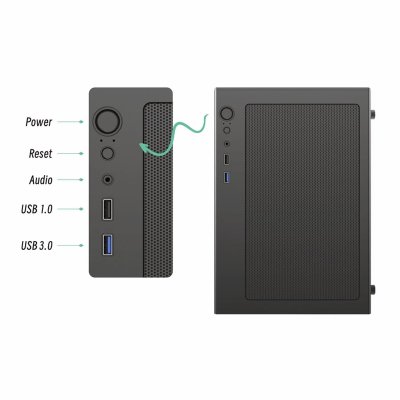 CASE VENUZ VC 2955 M M-ATX BLACK