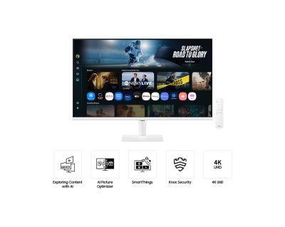 MONITOR SAMSUNG SMART TV M7 LS32FM701UEXXT - 32" VA 60Hz