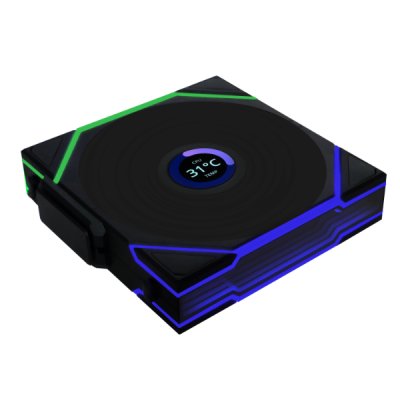 Lian Li FAN CASE UNI FAN REVERSE TL140 LCD WIRELESS PACK 1 Lian Li FAN CASE UNI FAN REVERSE TL140 LCD WIRELESS PACK 1